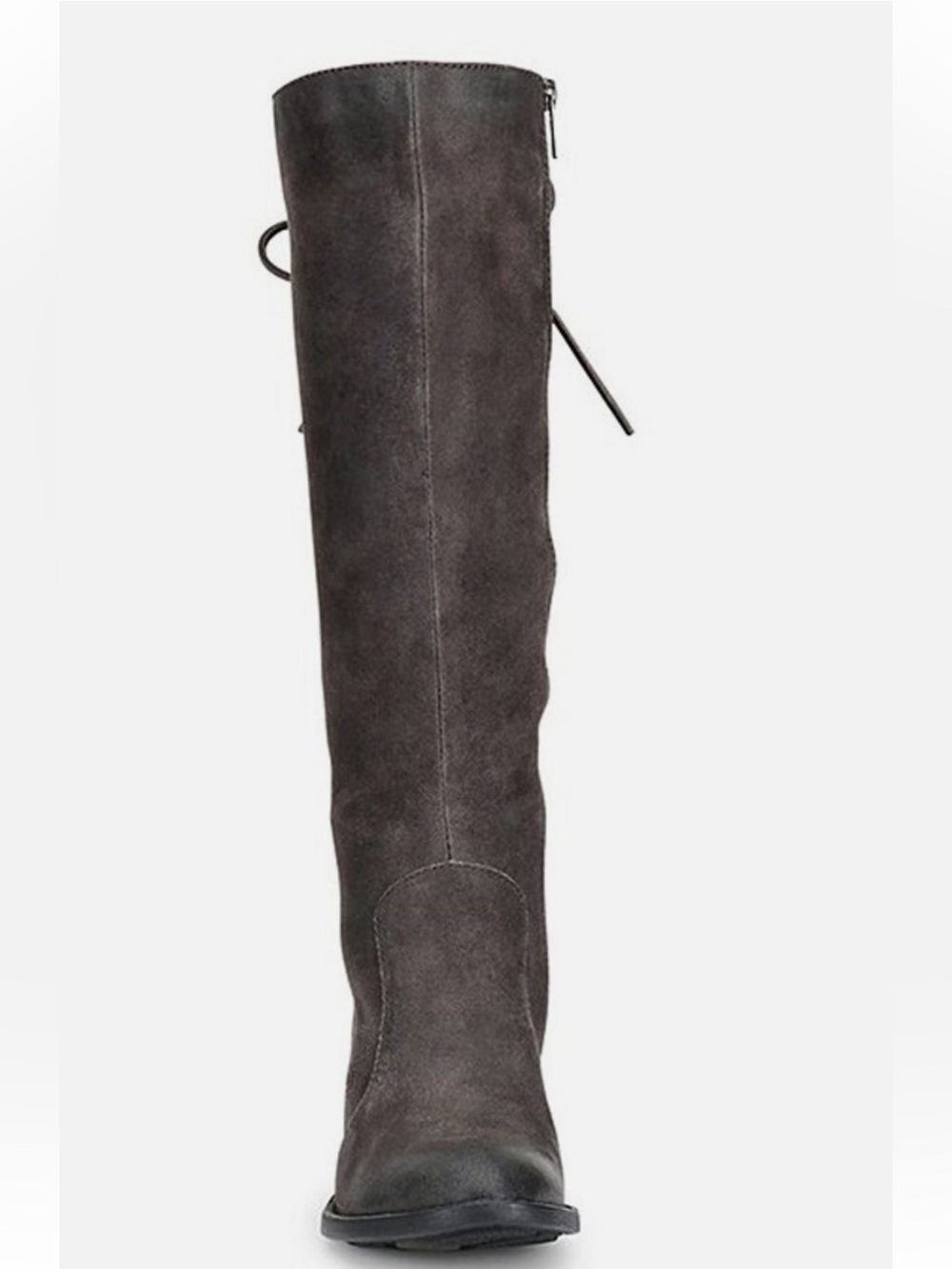 Born Dark Brown Suede Over-the-Knee Heeled Boots